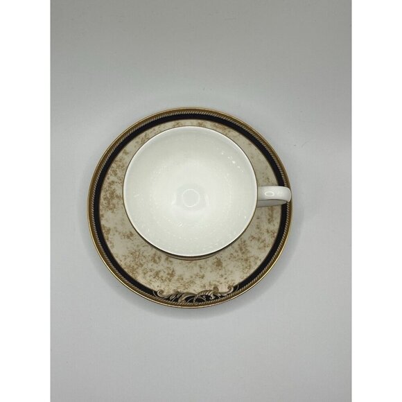 Wedgwood Cornucopia Cup and Saucer Set Bone China 1995 From England - Picture 2 of 16